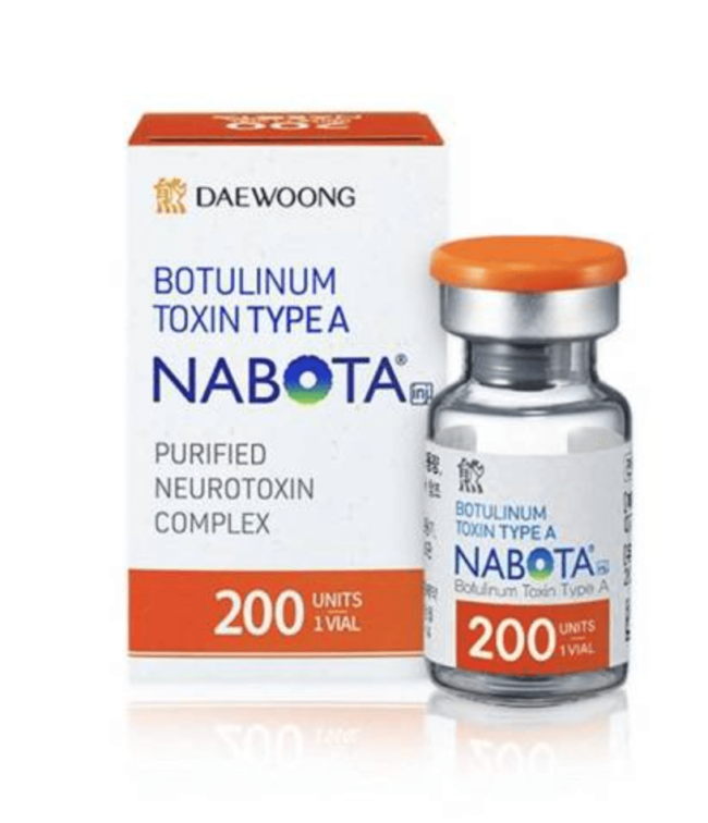 Nabota botulinum toxin 100 units Nabota