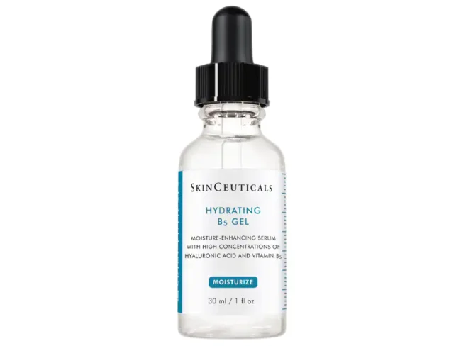 SkinCeuticals Hydrating B5 Hyaluronic Acid Gel Serum improves the look of mature skin. Enhance the benefits of your daily moisturizer while targeting visible signs of aging with SkinCeuticals Hydrating B5 Hyaluronic Acid Gel Serum. This moisture-enhancing gel-serum contains a rich dose of hyaluronic acid and tissue-repairing vitamin B5 to restore and bind moisture to the skin for enhanced radiance, suppleness and comfort. The refreshing, oil-free gel moisturizer replenishes nutrients while helping to smooth the skin. It can be used alone or added to a daily moisturizer to provide extra hydration. Quick-absorbing and formulated for acne-prone skin, this hydrating gel maximizes the effects of your daily moisturizer, resulting in a reduction of fine lines and dehydration. Key Features: Leaves skin feeling supple and smooth Enhances the benefits of a daily moisturizer Provides optimal hydration without clogging pores Ideal for all skin types, especially acne-prone Paraben-, alcohol-, dye- and fragrance-free Hydrate, strengthen and repair mature skin with SkinCeuticals Hydrating B5 Hyaluronic Acid Gel Serum.